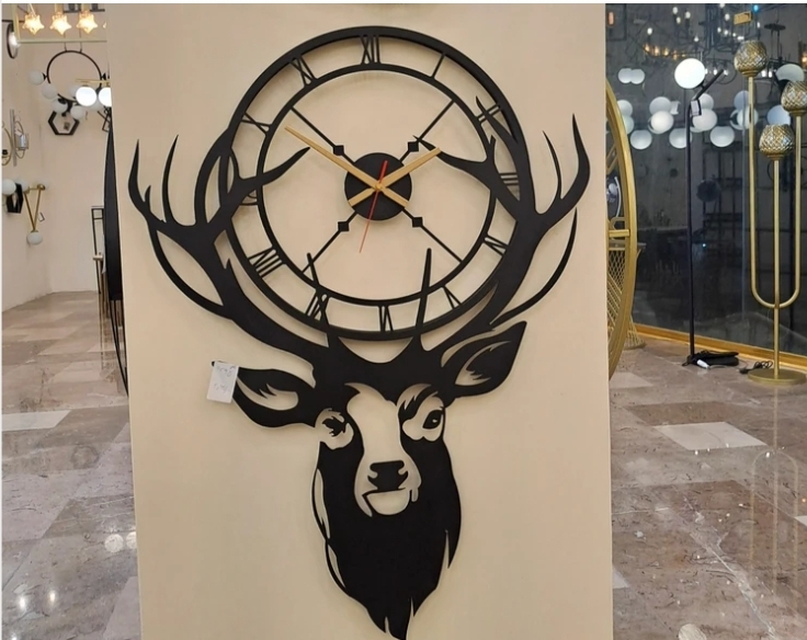 ساعت دکوراتیو مدرن طرح گوزن
