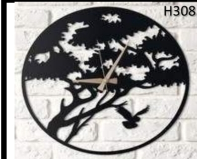 ساعت طرح درخت مدرن