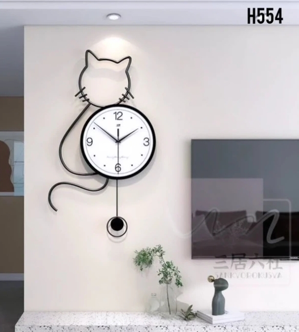 ساعت دکوراتیو مدرن طرح گربه
