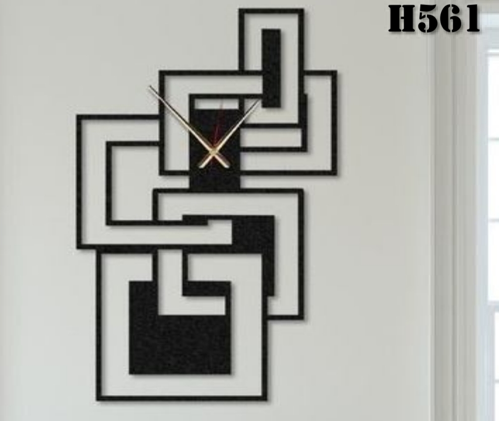 ساعت  دیواری لیزری مدرن