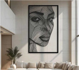 تابلو فلزی چهره مدرن